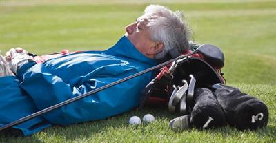 Golfer_Sleeping